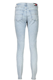 JEANS EM ALGODÃO TOMMY HILFIGER MULHER AZUL CLARO