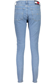 JEANS EM ALGODÃO TOMMY HILFIGER MULHER AZUL CLARO