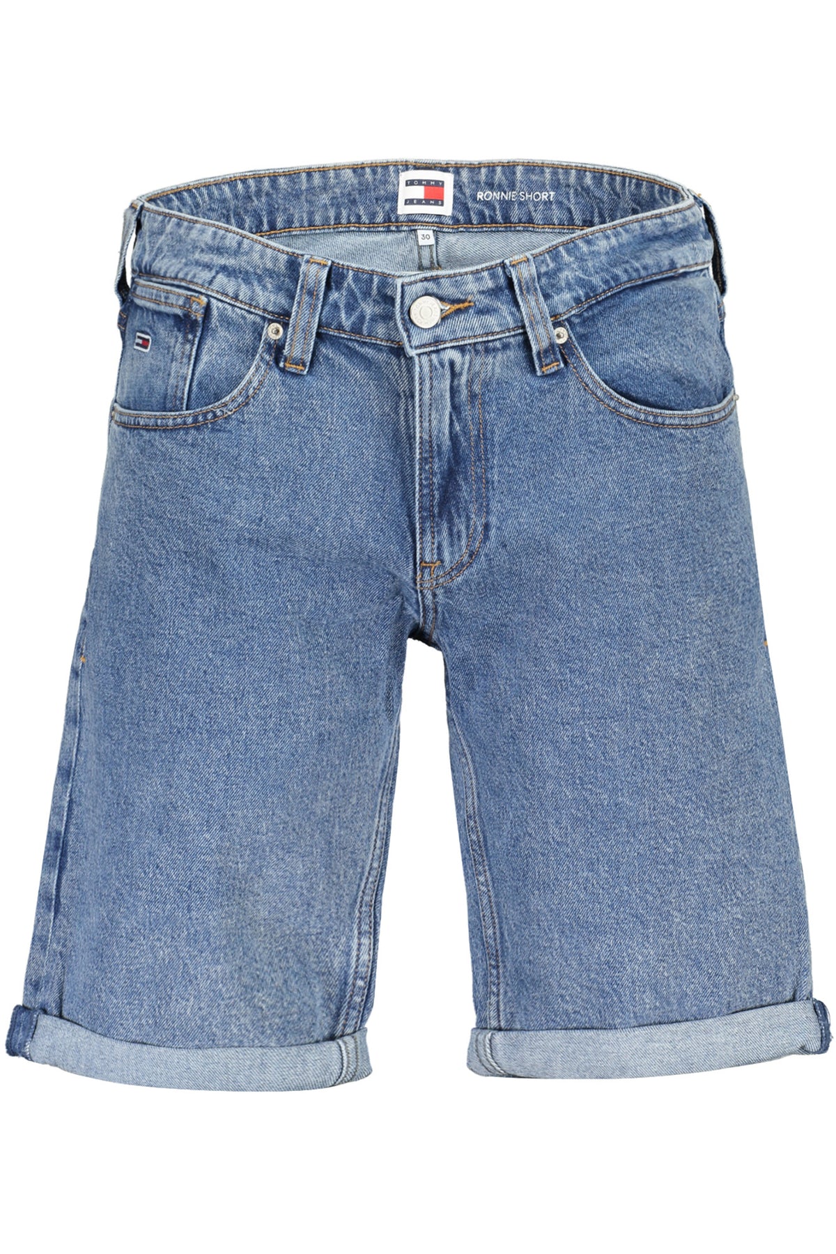TOMMY HILFIGER MEN'S BLUE DENIM SHORTS