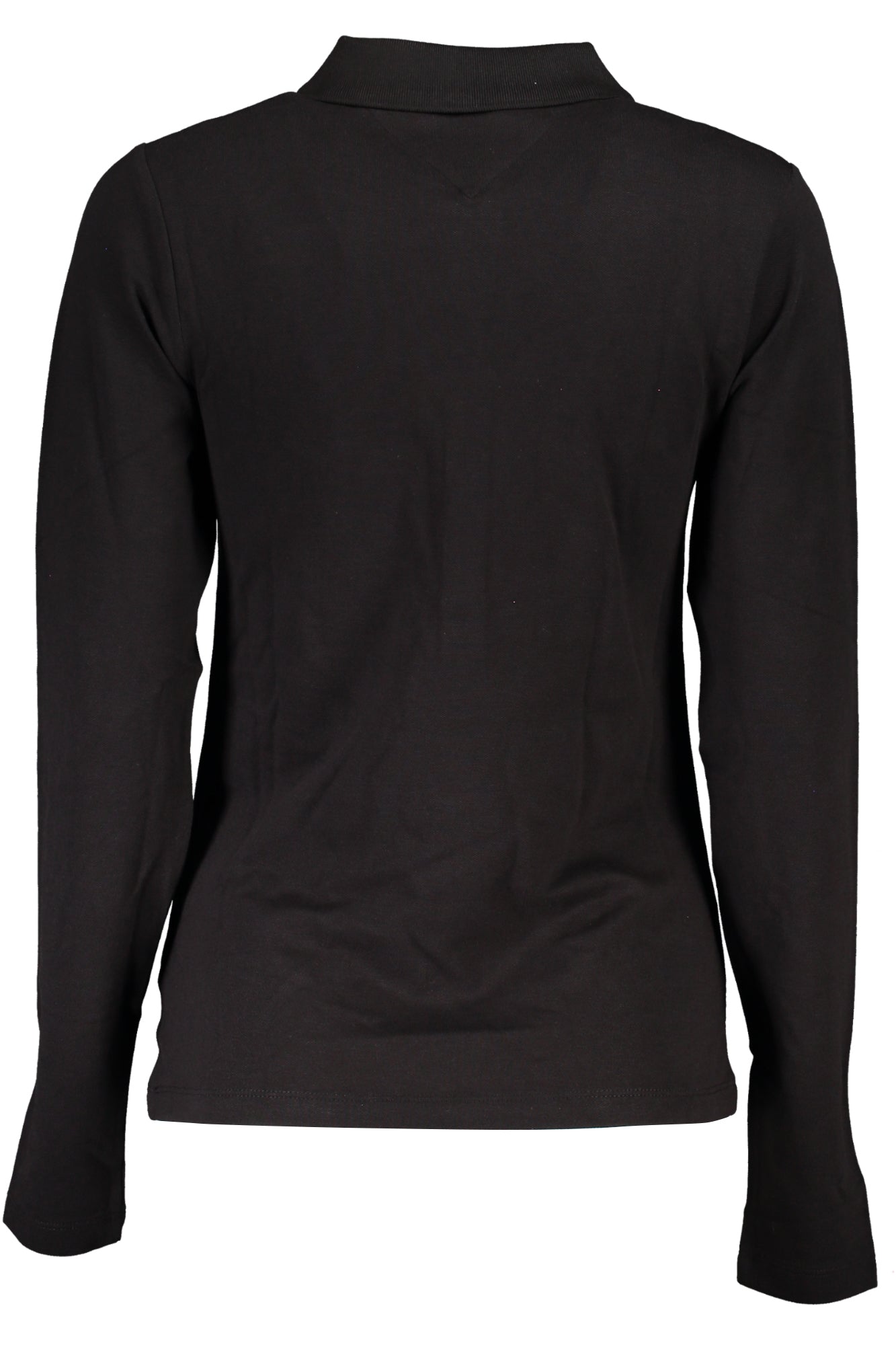 TOMMY HILFIGER WOMEN'S BLACK LONG SLEEVE POLO SHIRT