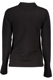 TOMMY HILFIGER WOMEN'S BLACK LONG SLEEVE POLO SHIRT
