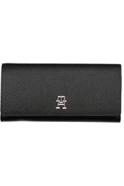 CARTEIRA COM FECHO TOMMY HILFIGER MULHER PRETA