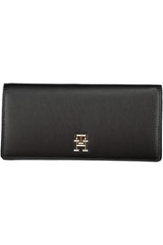 CARTEIRA COM FECHO TOMMY HILFIGER MULHER PRETA