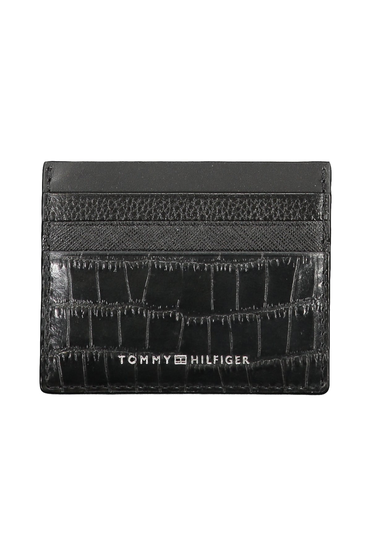 TOMMY HILFIGER BLACK MEN'S WALLET