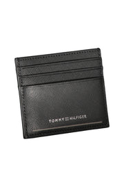 CARTEIRA EM COURO TOMMY HILFIGER HOMEM PRETA