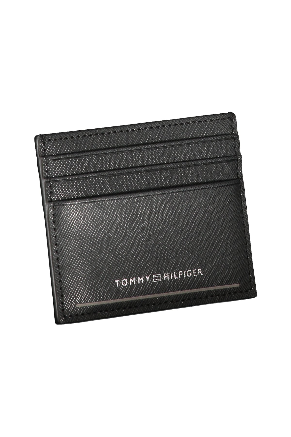 CARTEIRA EM COURO TOMMY HILFIGER HOMEM PRETA