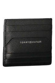 CARTEIRA EM COURO TOMMY HILFIGER HOMEM PRETA