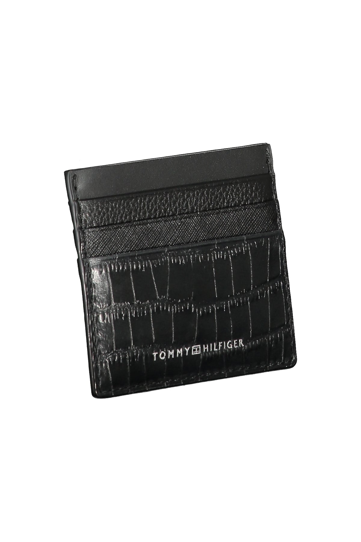 TOMMY HILFIGER BLACK MEN'S WALLET