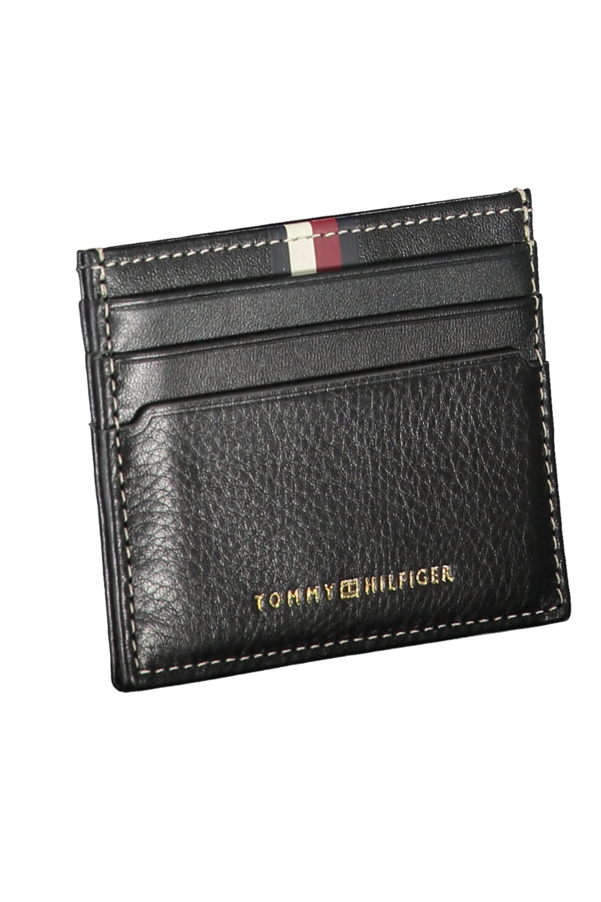 CARTEIRA EM COURO TOMMY HILFIGER HOMEM PRETA