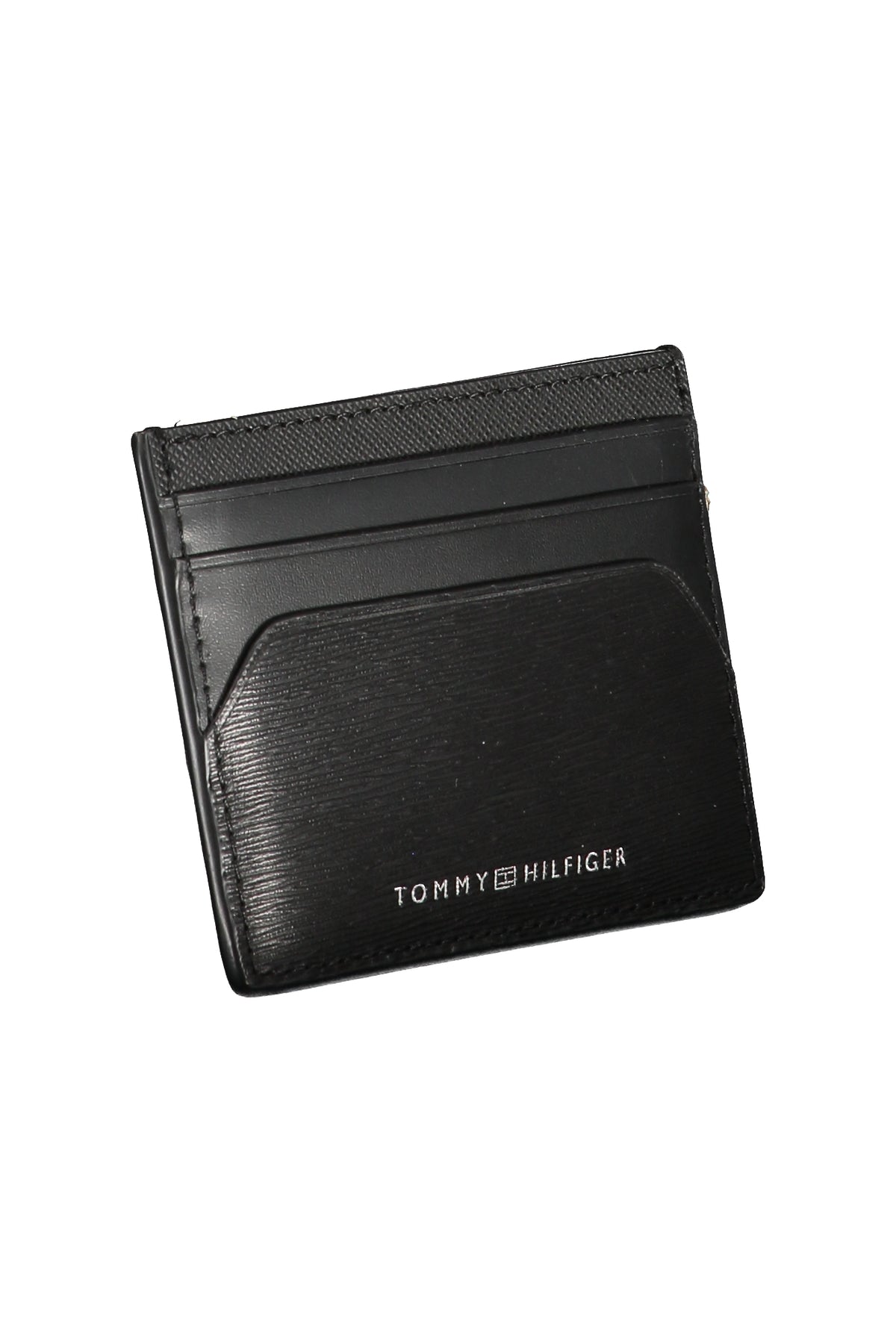 CARTEIRA EM COURO TOMMY HILFIGER HOMEM PRETA