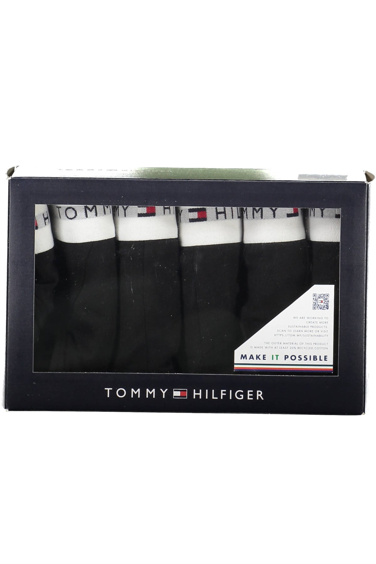 ROUPA INTERIOR EM ALGODÃO TOMMY HILFIGER HOMEM PRETO