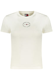 T-SHIRT EM ALGODÃO TOMMY HILFIGER MULHER BRANCA