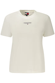 T-SHIRT EM ALGODÃO TOMMY HILFIGER MULHER BRANCA