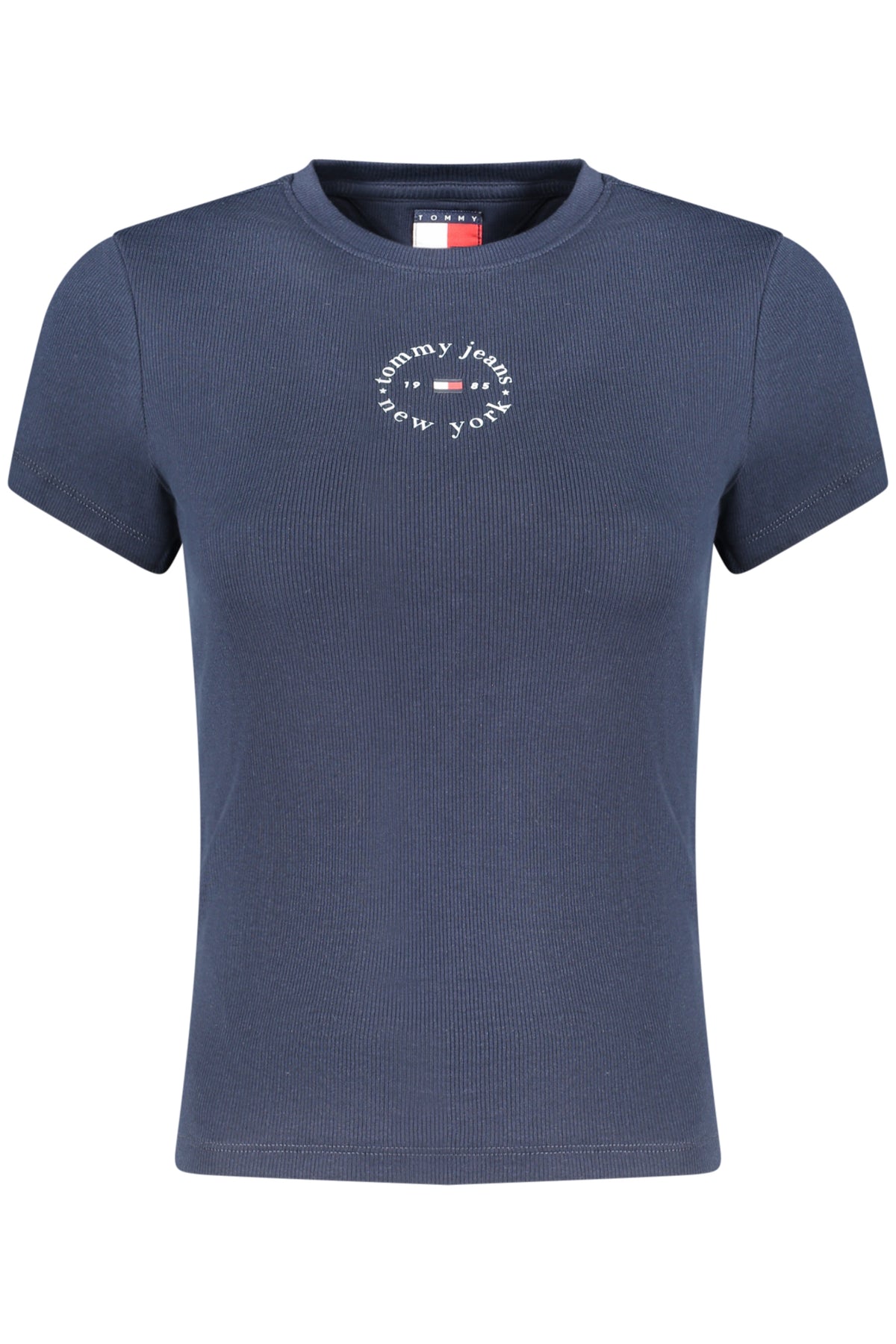 T-SHIRT EM ALGODÃO TOMMY HILFIGER MULHER AZUL