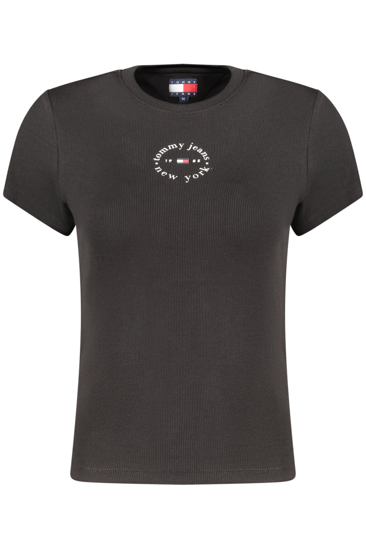 T-SHIRT EM ALGODÃO TOMMY HILFIGER MULHER PRETA