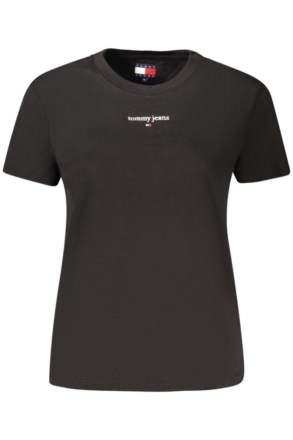 T-SHIRT EM ALGODÃO TOMMY HILFIGER MULHER PRETA