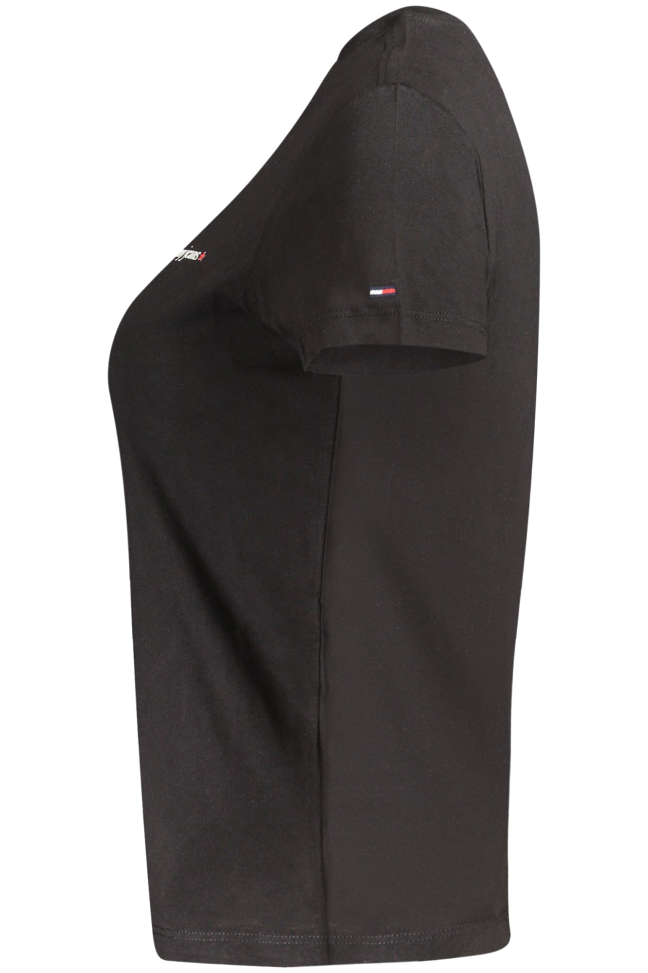 T-SHIRT EM ALGODÃO TOMMY HILFIGER MULHER PRETA