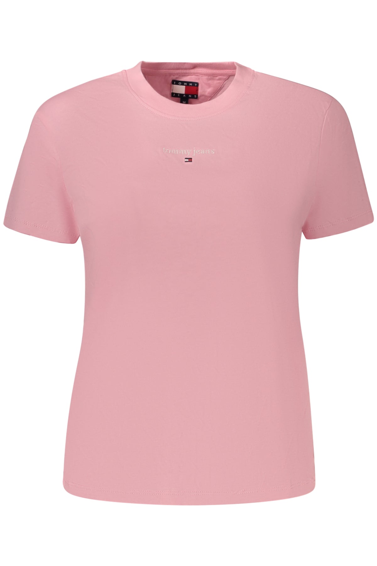 T-SHIRT EM ALGODÃO TOMMY HILFIGER MULHER ROSA