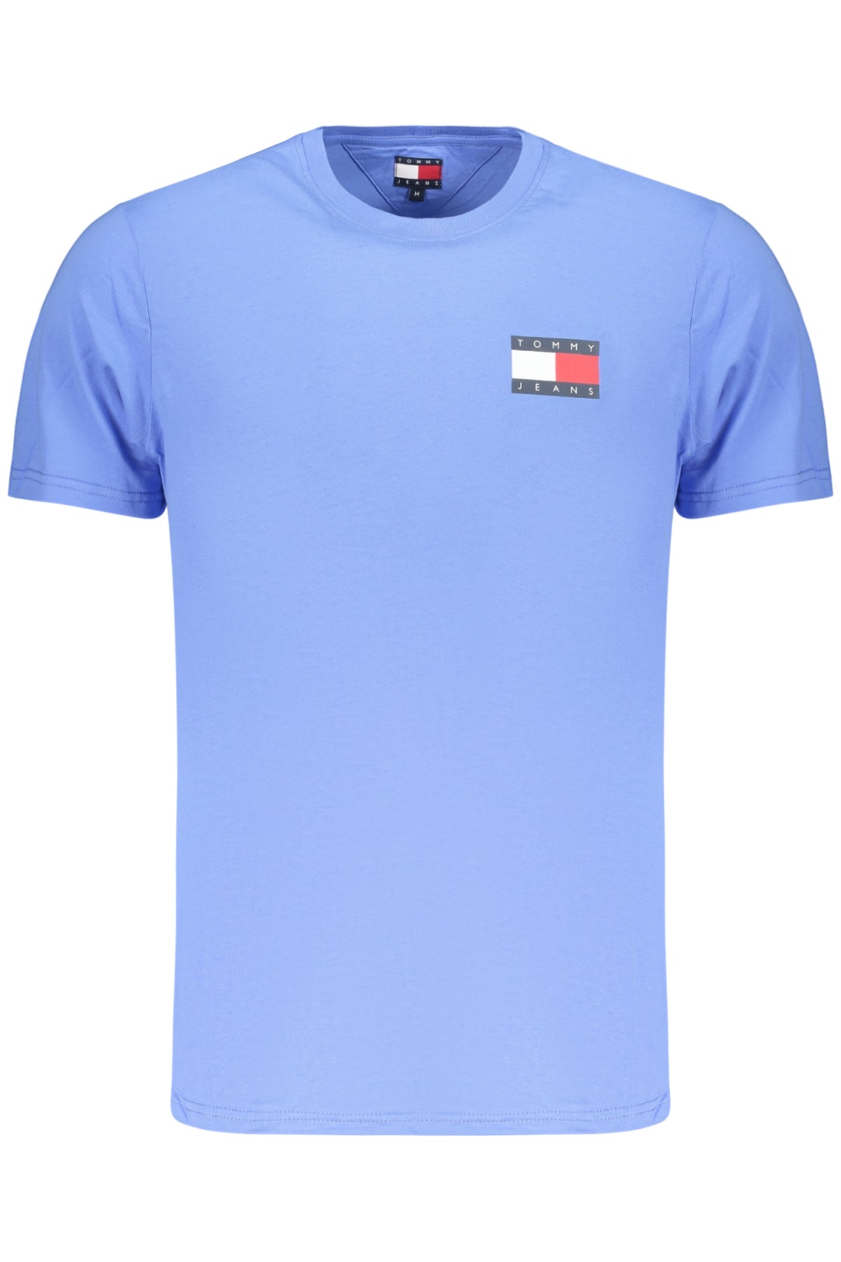 T-SHIRT EM ALGODÃO TOMMY HILFIGER HOMEM AZUL CLARO
