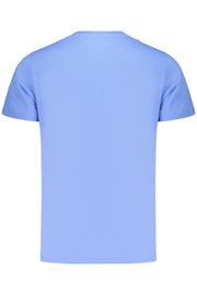 T-SHIRT EM ALGODÃO TOMMY HILFIGER HOMEM AZUL CLARO