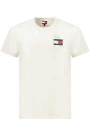 T-SHIRT EM ALGODÃO TOMMY HILFIGER HOMEM BRANCA