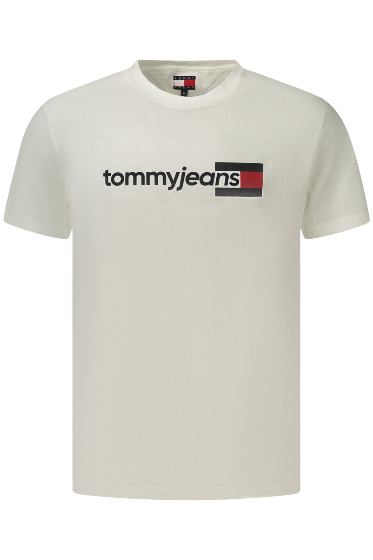 T-SHIRT EM ALGODÃO TOMMY HILFIGER HOMEM BRANCA