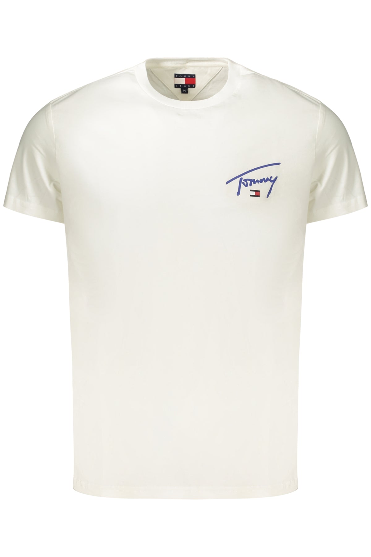 T-SHIRT EM ALGODÃO TOMMY HILFIGER HOMEM BRANCA