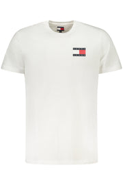 T-SHIRT EM ALGODÃO TOMMY HILFIGER HOMEM BRANCA