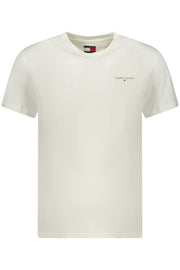 T-SHIRT EM ALGODÃO TOMMY HILFIGER HOMEM BRANCA