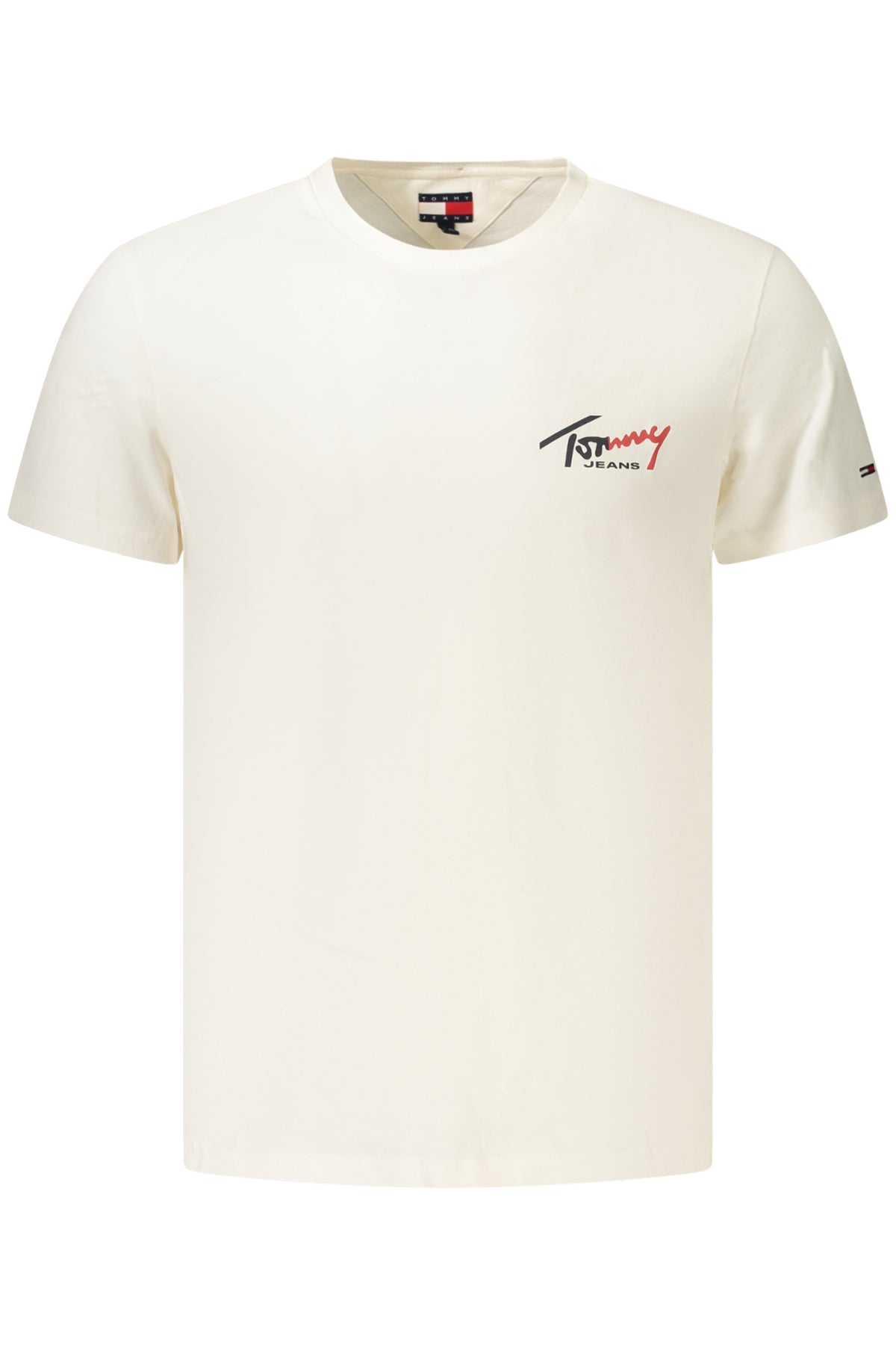 T-SHIRT EM ALGODÃO TOMMY HILFIGER HOMEM BRANCA