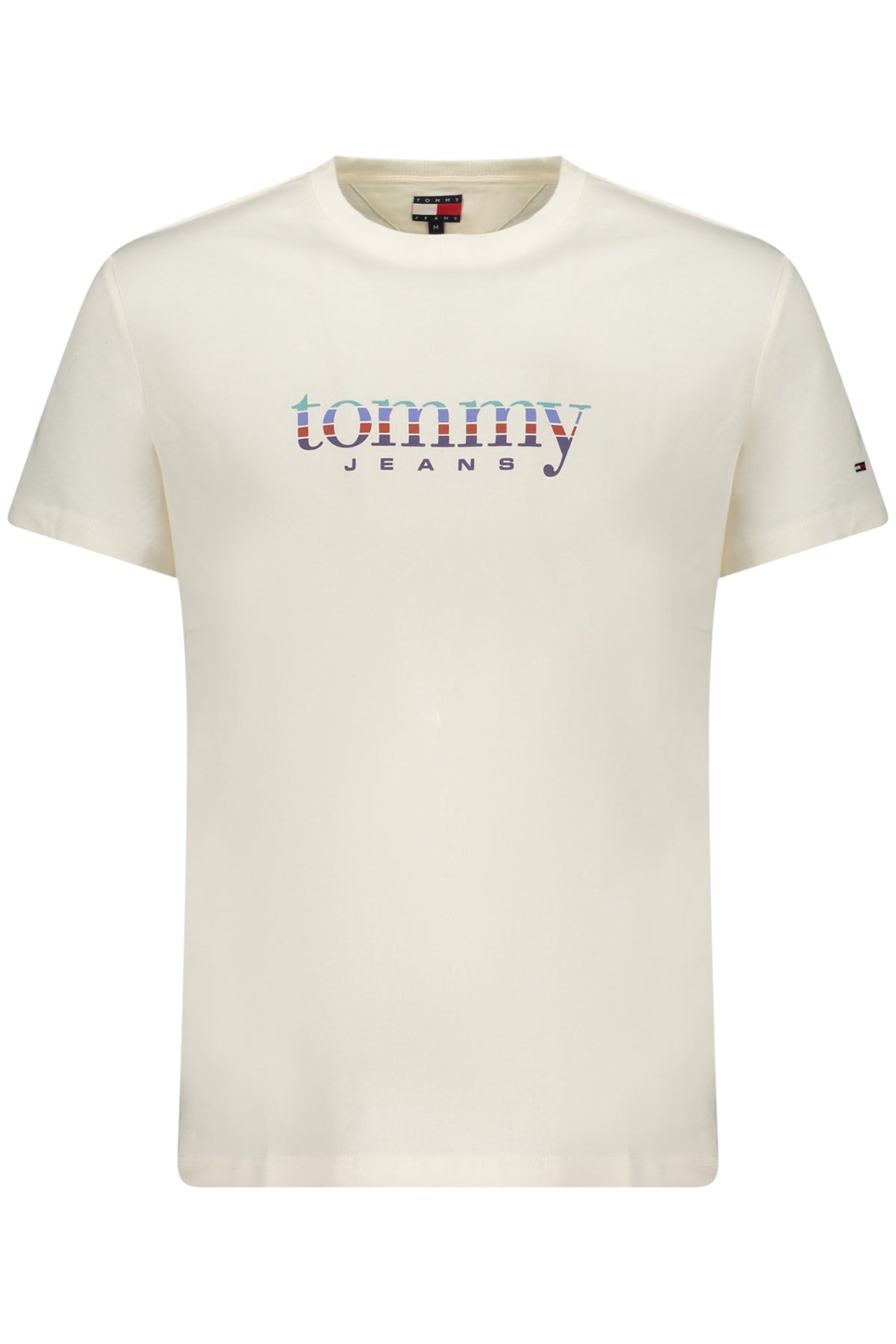 T-SHIRT EM ALGODÃO TOMMY HILFIGER HOMEM BRANCA