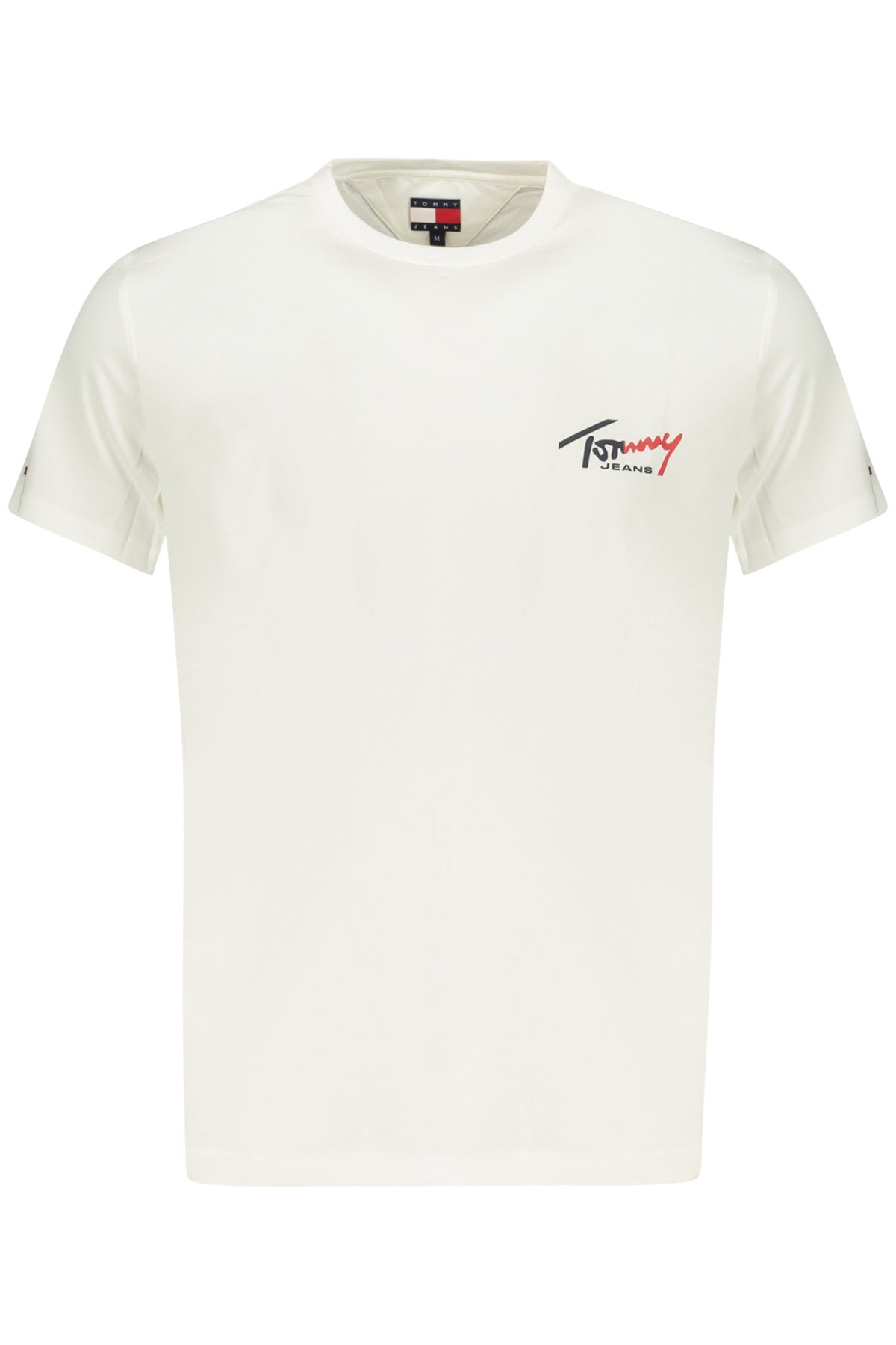 T-SHIRT EM ALGODÃO TOMMY HILFIGER HOMEM BRANCA