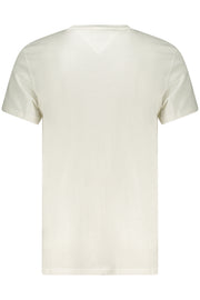 T-SHIRT EM ALGODÃO TOMMY HILFIGER HOMEM BRANCA