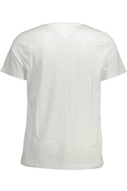 T-SHIRT EM ALGODÃO TOMMY HILFIGER HOMEM BRANCA