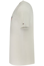 T-SHIRT EM ALGODÃO TOMMY HILFIGER HOMEM BRANCA
