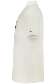 T-SHIRT EM ALGODÃO TOMMY HILFIGER HOMEM BRANCA
