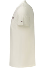 T-SHIRT EM ALGODÃO TOMMY HILFIGER HOMEM BRANCA