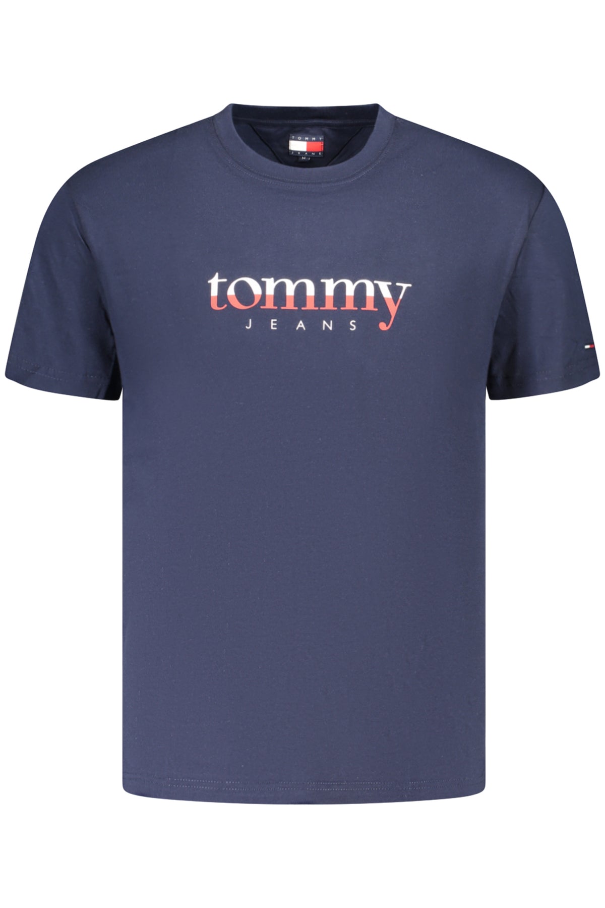 T-SHIRT EM ALGODÃO TOMMY HILFIGER HOMEM AZUL