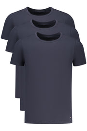 T-SHIRT EM ALGODÃO TOMMY HILFIGER HOMEM AZUL