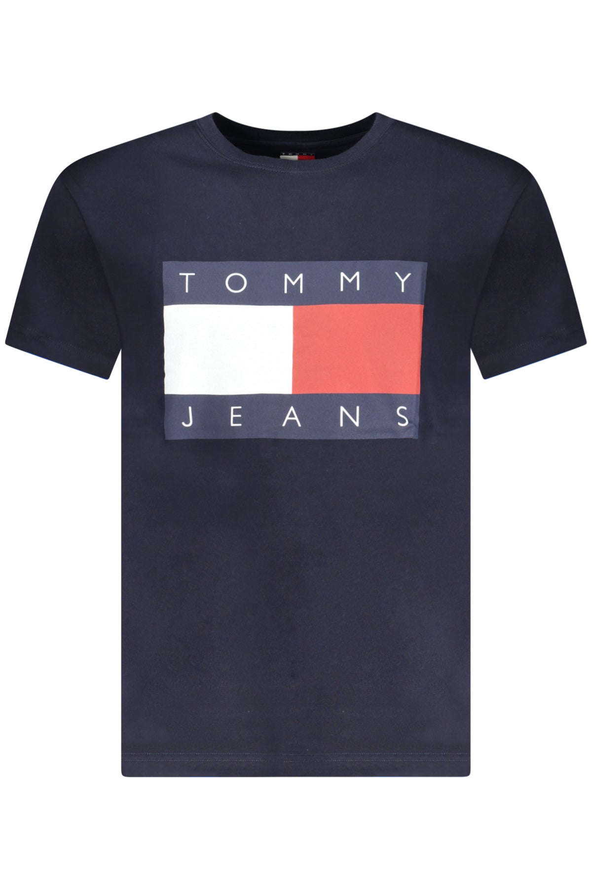 T-SHIRT EM ALGODÃO TOMMY HILFIGER HOMEM AZUL