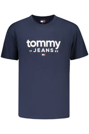 T-SHIRT EM ALGODÃO TOMMY HILFIGER HOMEM AZUL