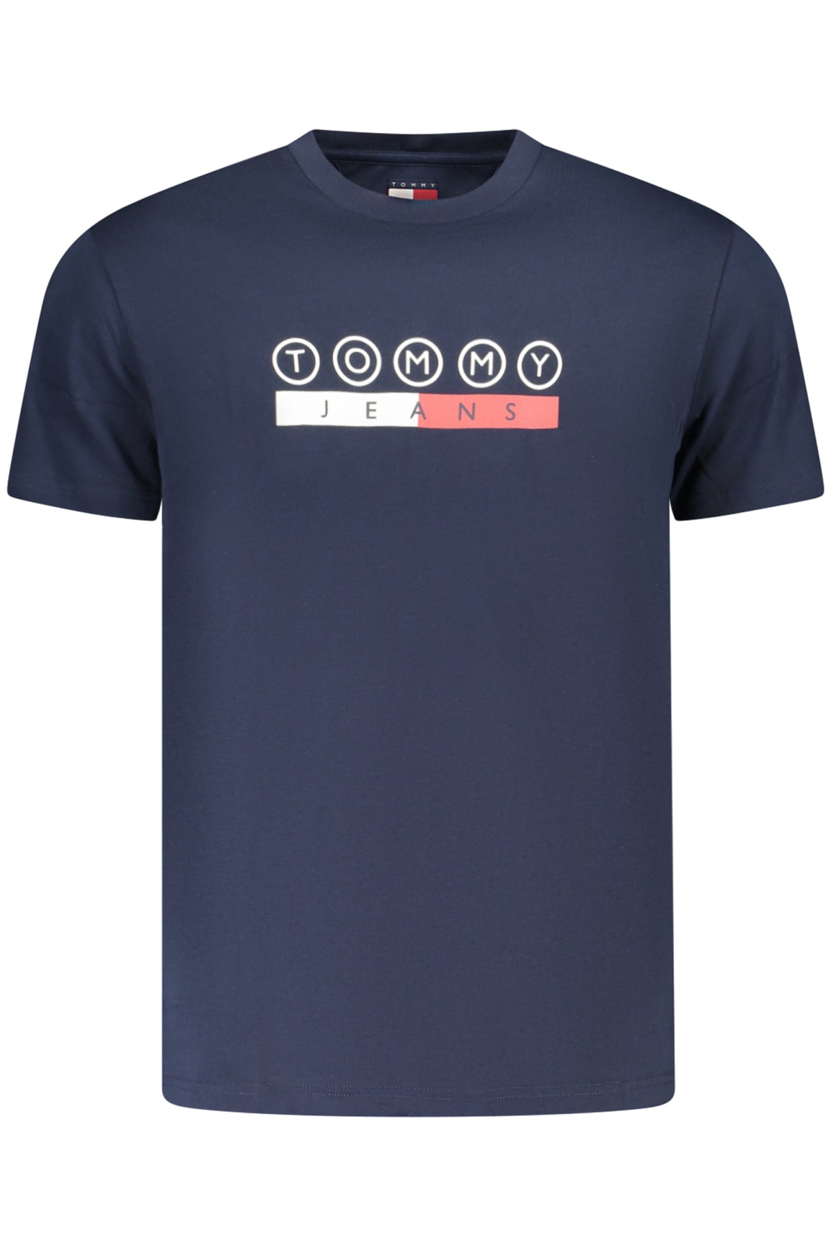 T-SHIRT EM ALGODÃO TOMMY HILFIGER HOMEM AZUL