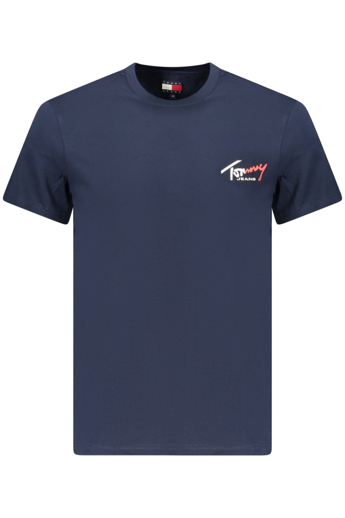 T-SHIRT EM ALGODÃO TOMMY HILFIGER HOMEM AZUL