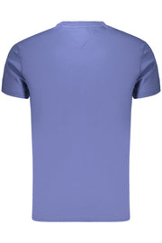 T-SHIRT EM ALGODÃO TOMMY HILFIGER HOMEM AZUL