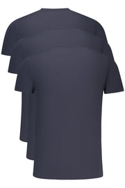 T-SHIRT EM ALGODÃO TOMMY HILFIGER HOMEM AZUL