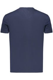 T-SHIRT EM ALGODÃO TOMMY HILFIGER HOMEM AZUL