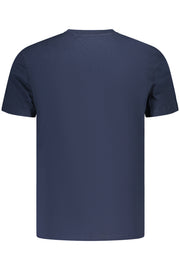 T-SHIRT EM ALGODÃO TOMMY HILFIGER HOMEM AZUL