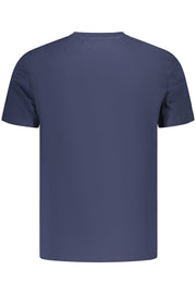 T-SHIRT EM ALGODÃO TOMMY HILFIGER HOMEM AZUL