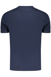 T-SHIRT EM ALGODÃO TOMMY HILFIGER HOMEM AZUL