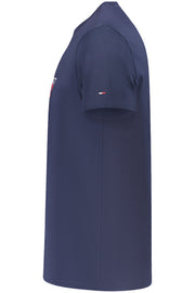 T-SHIRT EM ALGODÃO TOMMY HILFIGER HOMEM AZUL